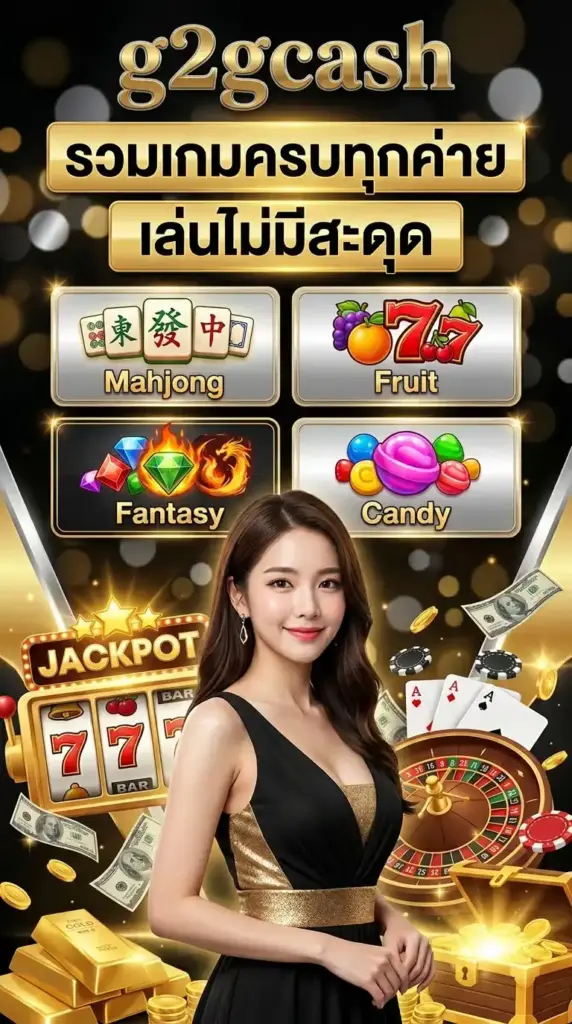สล็อตออนไลน์ g2gcash รวมเกมครบทุกค่าย เล่นไม่มีสะดุด