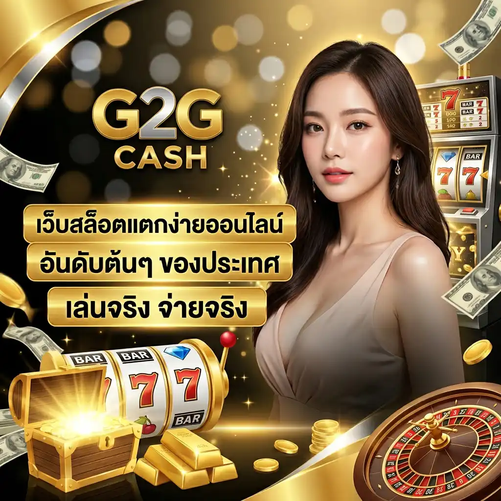 g2gcash เว็บสล็อตออนไลน์ อันดับต้นๆ ของประเทศ เล่นจริง จ่ายจริง